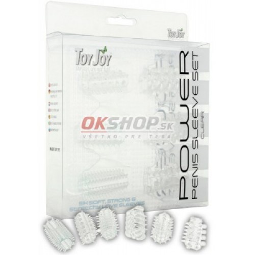 Power Penis Sleeve Set Clear
