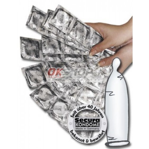 Secura transp. condoms 1000pcs