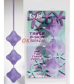 TRIPLE D-SIGN BEADS Purple