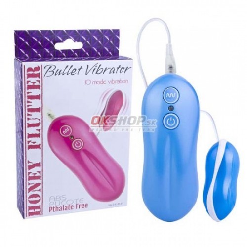 Honey Flutter Bullet Vibrator Blue