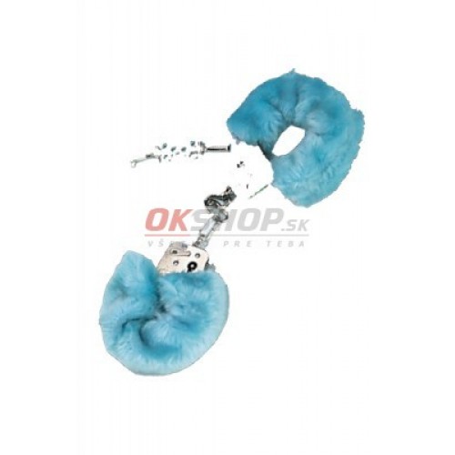 Plyšové putá modré