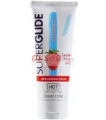 HOT Superglide na vodnej báze Jahoda 75ml