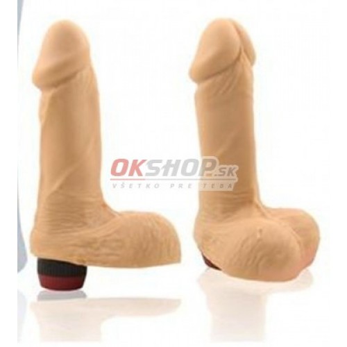 6 Inch Cock with Balls with Vibration
